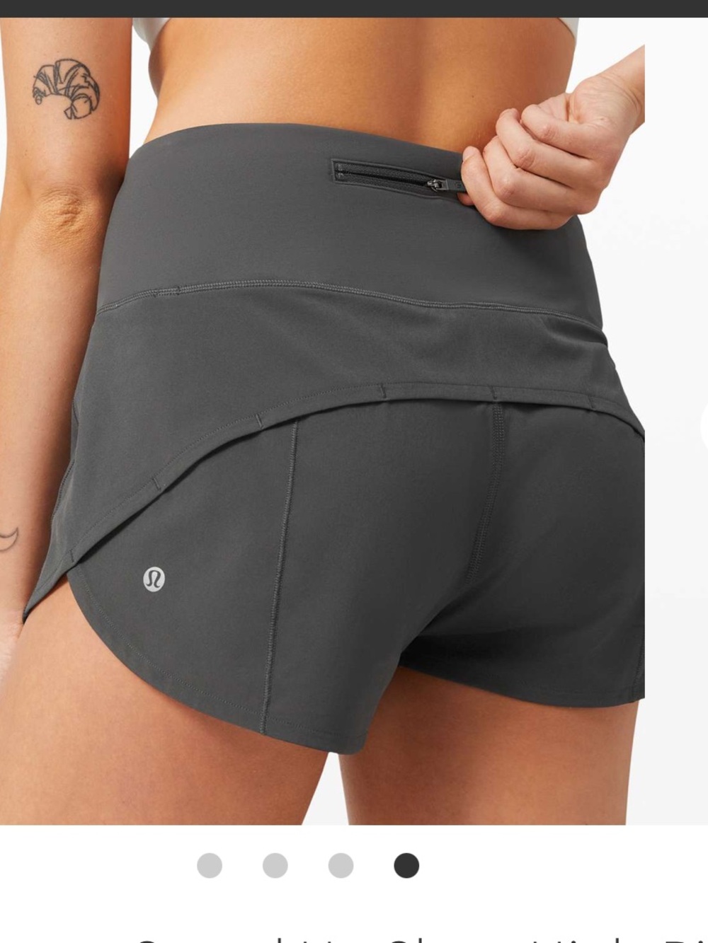 Lululemon Speed Up Shorts Black Size 6